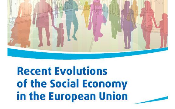 「EUにおける社会的経済の最近の進化」の表紙