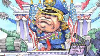 米政治雑誌Politicoの風刺漫画（2019年7月4日）