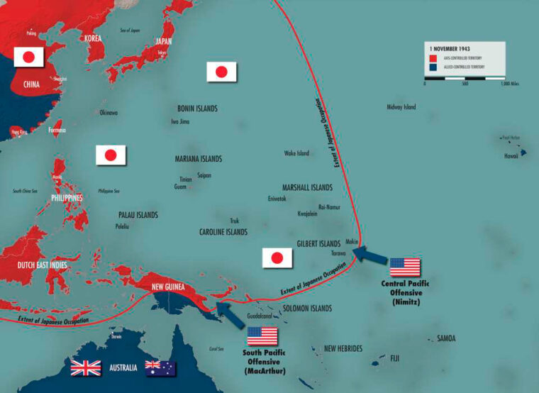 太平洋戦争の構図（The National WWⅡ Museum）