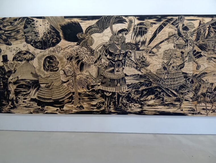 孫遜「魔法星図」展の作品